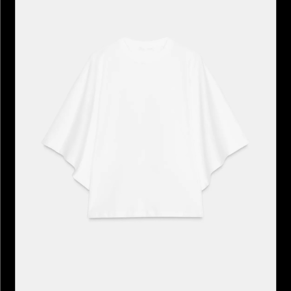 Zara White Short Sleeve Tee